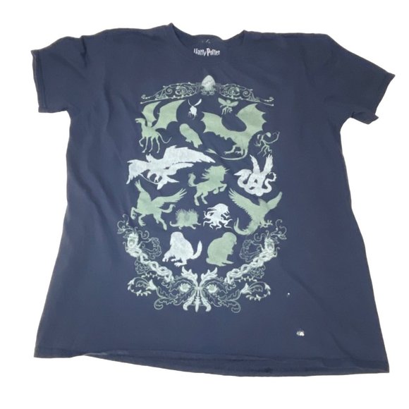 Harry Potter Fantastic Beasts Creatures Where To Find Them Size Large Tshirt - Picture 1 of 5